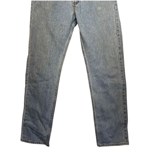 Levi’s Blue Denim Vintage Orange Tab 505 Straight Leg Regular Fit 5 Pocket 34X32 - Picture 5 of 12